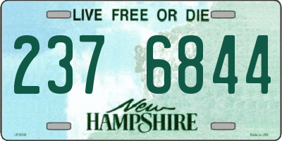 NH license plate 2376844
