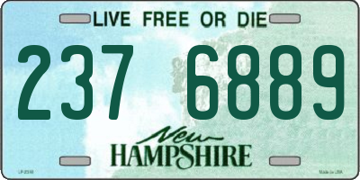 NH license plate 2376889
