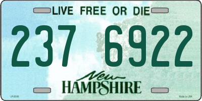 NH license plate 2376922