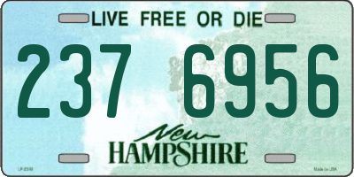 NH license plate 2376956