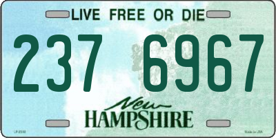 NH license plate 2376967