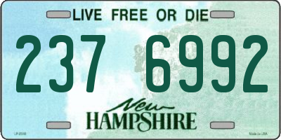 NH license plate 2376992
