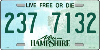 NH license plate 2377132