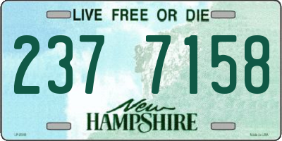 NH license plate 2377158