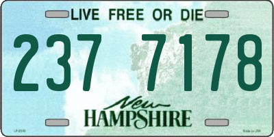 NH license plate 2377178