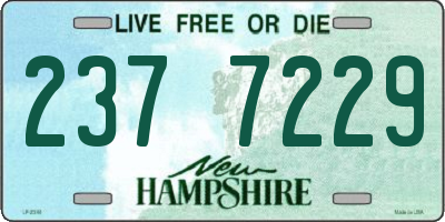NH license plate 2377229
