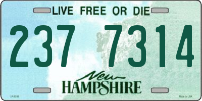 NH license plate 2377314
