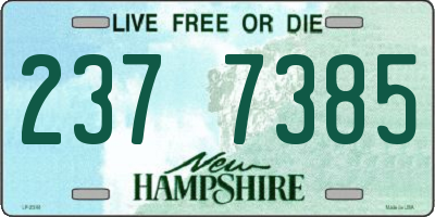 NH license plate 2377385