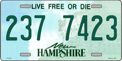 NH license plate 2377423