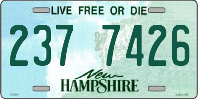 NH license plate 2377426