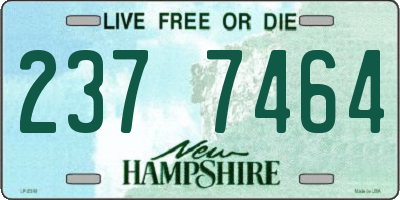 NH license plate 2377464