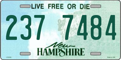 NH license plate 2377484