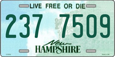 NH license plate 2377509