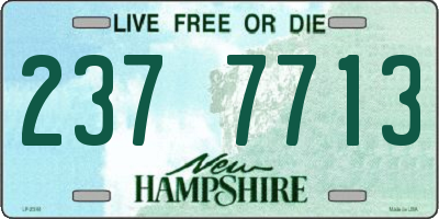 NH license plate 2377713