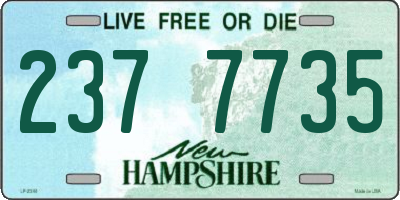 NH license plate 2377735