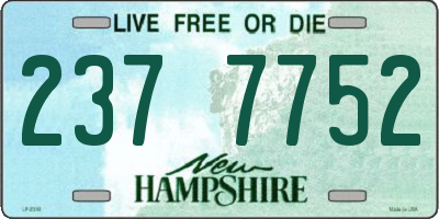 NH license plate 2377752