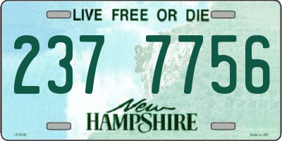 NH license plate 2377756