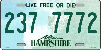 NH license plate 2377772