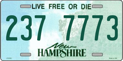 NH license plate 2377773