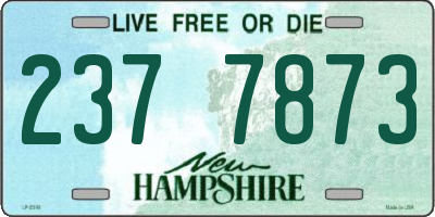 NH license plate 2377873