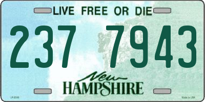 NH license plate 2377943