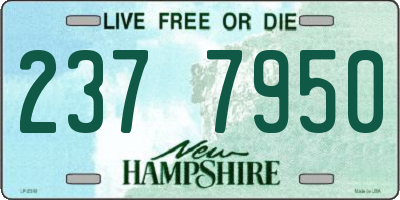 NH license plate 2377950