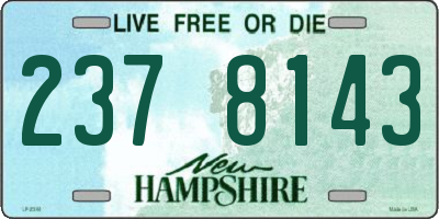 NH license plate 2378143