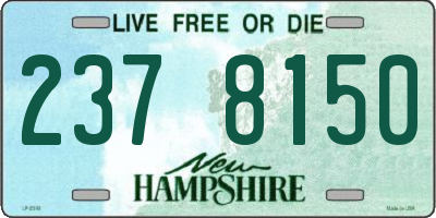 NH license plate 2378150