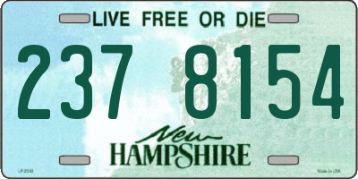 NH license plate 2378154