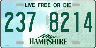 NH license plate 2378214