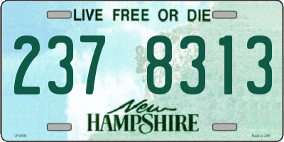NH license plate 2378313