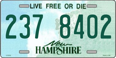 NH license plate 2378402