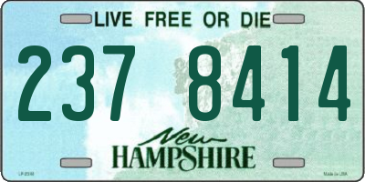 NH license plate 2378414