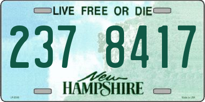 NH license plate 2378417
