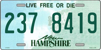 NH license plate 2378419