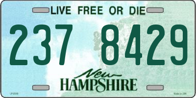 NH license plate 2378429