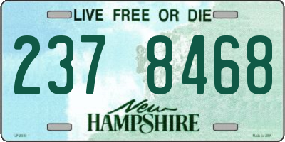 NH license plate 2378468