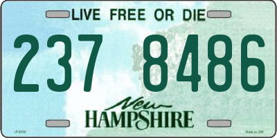 NH license plate 2378486