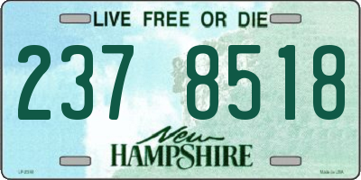 NH license plate 2378518