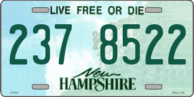 NH license plate 2378522