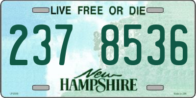 NH license plate 2378536