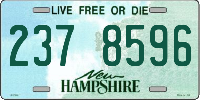 NH license plate 2378596
