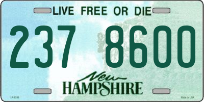 NH license plate 2378600