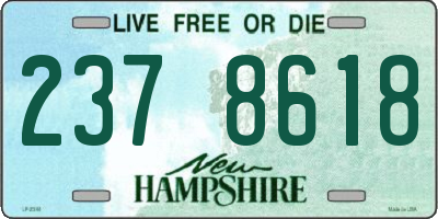 NH license plate 2378618