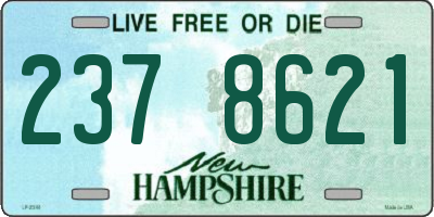 NH license plate 2378621