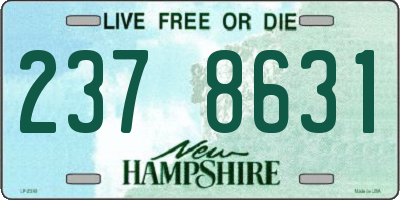 NH license plate 2378631
