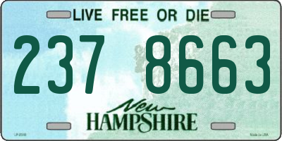 NH license plate 2378663