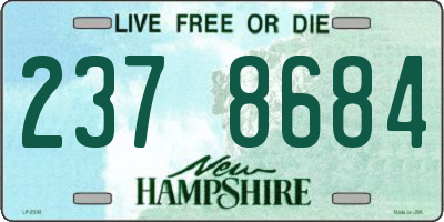 NH license plate 2378684