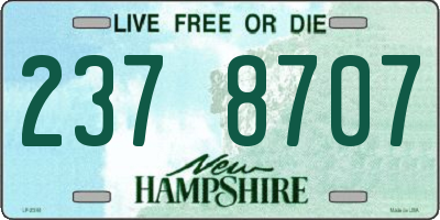 NH license plate 2378707