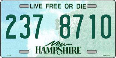 NH license plate 2378710
